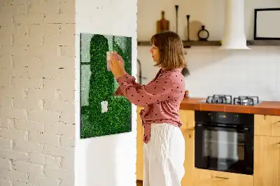 Magnetická kreslící tabule ve tvaru plotu z listů
