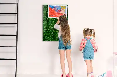 Magnetická kreslící tabule ve tvaru plotu z listů