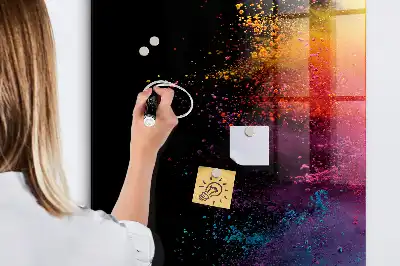 Magnetická psací tabule barevná