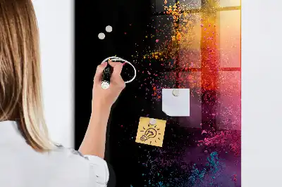 Magnetická psací tabule barevná