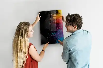Magnetická psací tabule barevná