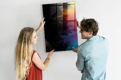 Magnetická psací tabule barevná