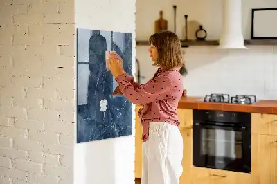 Magnetická kreslící tabule v dekoru mramoru