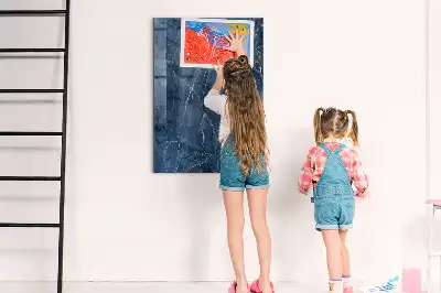 Magnetická kreslící tabule v dekoru mramoru