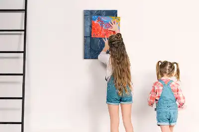 Magnetická kreslící tabule v dekoru mramoru