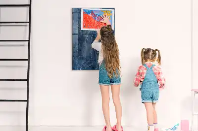 Magnetická kreslící tabule v dekoru mramoru