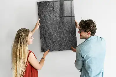 Magnetická psací tabule v designu textury skály