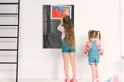 Magnetická psací tabule v designu textury skály