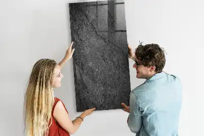Magnetická psací tabule v designu textury skály