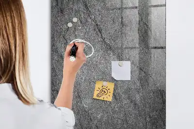 Magnetická psací tabule v designu textury skály