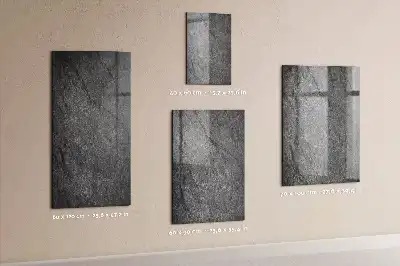 Magnetická psací tabule v designu textury skály