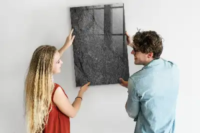 Magnetická psací tabule v designu textury skály