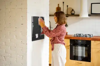 Magnetická kreslící tabule v tmavém vzoru