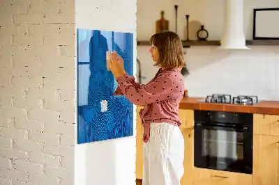 Magnetická psací tabule ptačí pírko