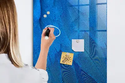 Magnetická psací tabule ptačí pírko