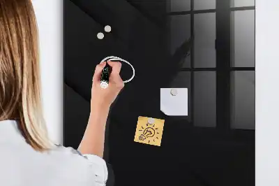 Magnetická psací tabule v provedení jednobarevné plátno