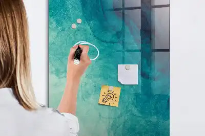 Magnetická kreslící tabule motiv mořské abstrakce