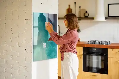 Magnetická kreslící tabule motiv mořské abstrakce