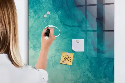 Magnetická kreslící tabule motiv mořské abstrakce