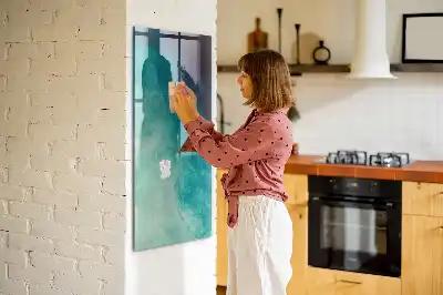 Magnetická kreslící tabule motiv mořské abstrakce