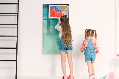 Magnetická kreslící tabule motiv mořské abstrakce