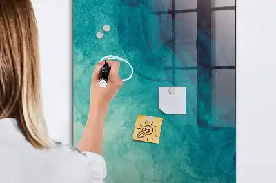 Magnetická kreslící tabule motiv mořské abstrakce