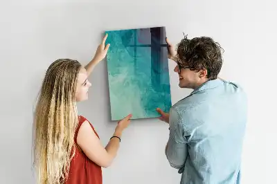 Magnetická kreslící tabule motiv mořské abstrakce