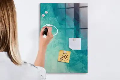 Magnetická kreslící tabule motiv mořské abstrakce