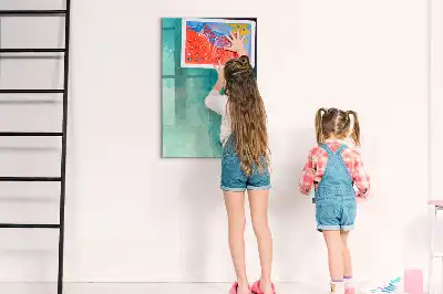 Magnetická kreslící tabule motiv mořské abstrakce