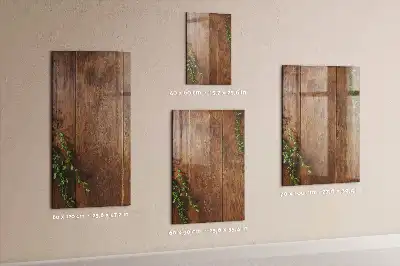 Magnetická kreslící tabule v designu rustikálního dřeva