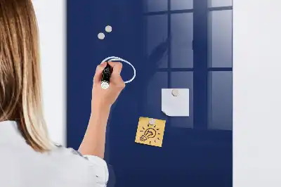 Magnetická kreslící tabule v tmavě modré barvě
