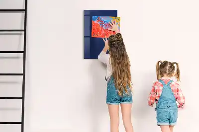 Magnetická kreslící tabule v tmavě modré barvě