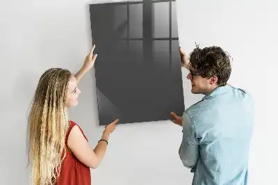 Magnetická kreslící tabule v šedé barvě