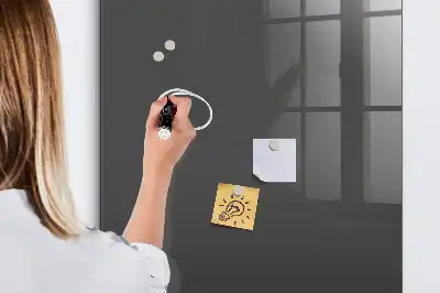Magnetická kreslící tabule v šedé barvě