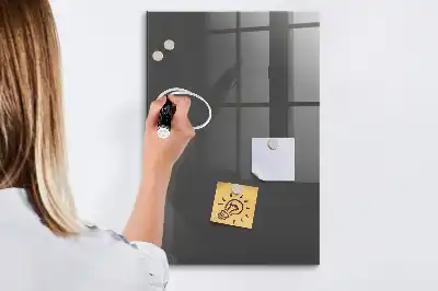 Magnetická kreslící tabule v šedé barvě
