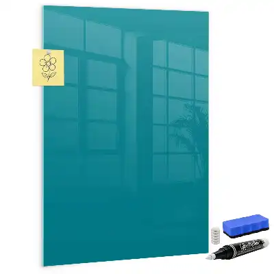 Magnetická psací tabule v mořské barvě