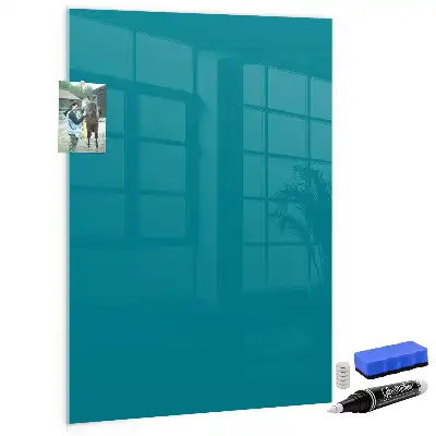 Magnetická psací tabule v mořské barvě