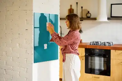 Magnetická psací tabule v mořské barvě