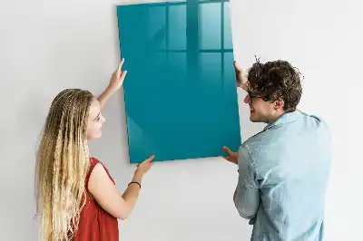Magnetická psací tabule v mořské barvě