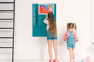 Magnetická psací tabule v mořské barvě