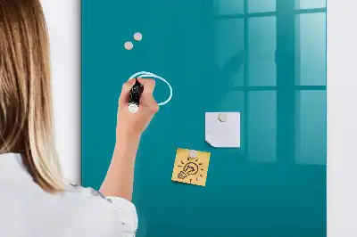 Magnetická psací tabule v mořské barvě