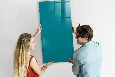 Magnetická psací tabule v mořské barvě