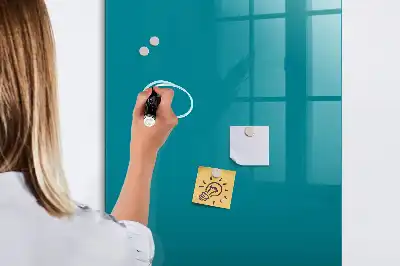 Magnetická psací tabule v mořské barvě