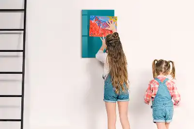 Magnetická psací tabule v mořské barvě