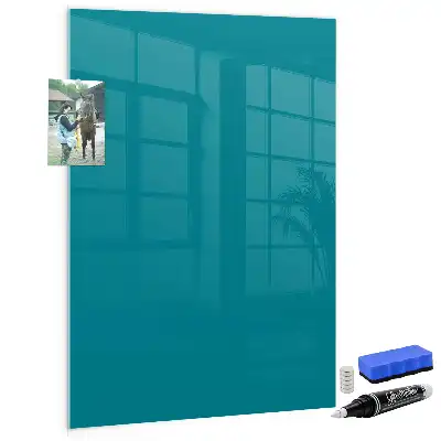 Magnetická psací tabule v mořské barvě