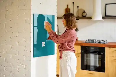 Magnetická psací tabule v mořské barvě