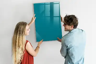 Magnetická psací tabule v mořské barvě