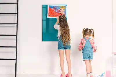 Magnetická psací tabule v mořské barvě