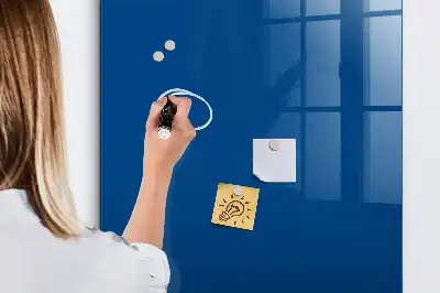 Magnetická kreslící tabule v modré barvě