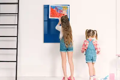 Magnetická kreslící tabule v modré barvě